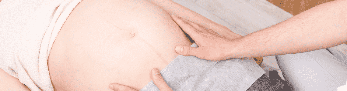 early pregnancy stomach massage